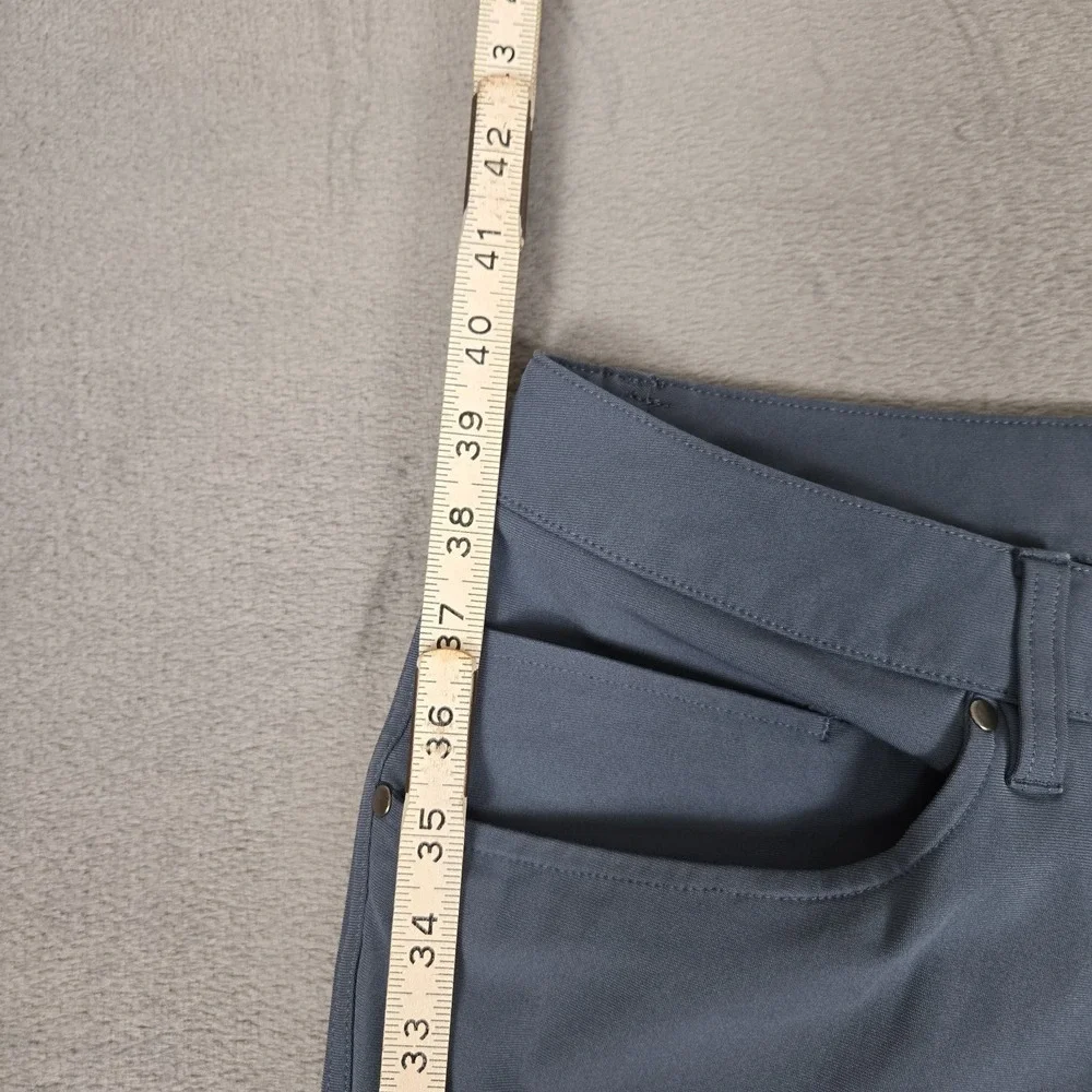 Lululemon ABC Classic-Fit Pants Mens 30x31 Warpstreme Chino Work Blue M5967S